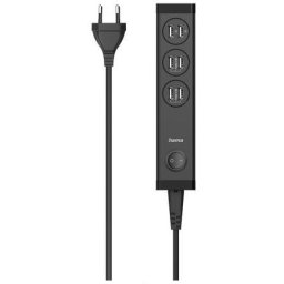 Зарядно Hama USB мулти, 6 x USB-A, 34 W, Черен