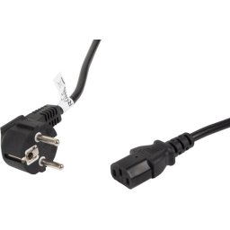 Кабел Lanberg CEE 7/7 -> IEC 320 C13 power cord 5m VDE, black