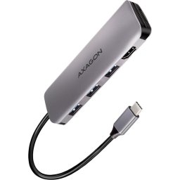 AXAGON HMC-HCR3A - SuperSpeed USB-C COMBO 5in1 hub