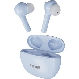 Блутут слушалки-тапи с докинг кутийка Maxell Dynamic, True Wireless, СИН