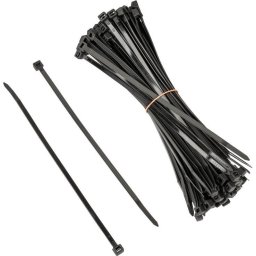Кабелни връзки Kolink, 100 бр. 200mm, 4.5mm, Черен