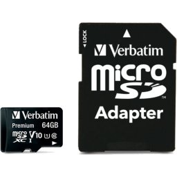 Памет Verbatim microSDXC 64GB
