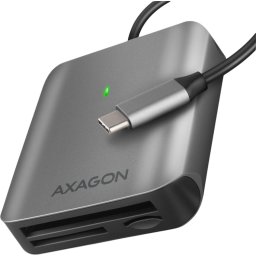 AXAGON CRE-S3C - Aluminum USB-C memory card reader
