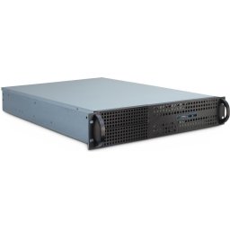 Кутия за сървър InterTech 2U 2129-N - Mini ITX, mATX, μATX, ATX, eATX, SSI EEB, Черна