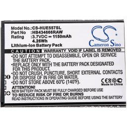 Батерия за рутер хотспот HB434666RAW Huawei E5336 E5573 E5577 3,7V 1150mAh CAMERON SINO