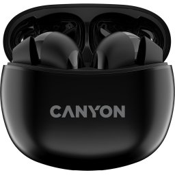Слушалки тапи Canyon TWS-5, Bluetooth headset, Black