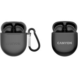 Слушалки тапи Canyon TWS-6, Bluetooth headset, Black