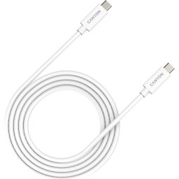CANYON UC-42 cable, U4-CC-5A2M-E, USB 4 TYPE-C to TYPE-C, white