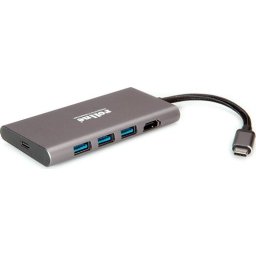 Roline USB-C Multiport Dock, 6-port, PD