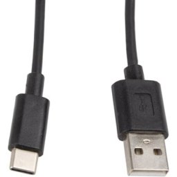 Кабел Lanberg USB-C(M) -> USB-A (M) 2.0 cable 1m, black