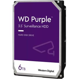 HDD WD Purple 6TB CMR, 3.5'', SATA