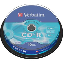 Медия Verbatim CD-R 700MB 52X EXTRA PROTECTION SURFACE (10 PACK)