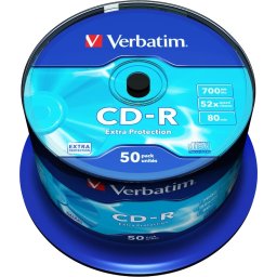 Медия Verbatim CD-R 700MB 52X EXTRA PROTECTION SURFACE (50 PACK)