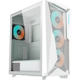 Кутия Gigabyte C301 WHITE V2, Tempered Glass, Mid-Tower, RGB Fusion