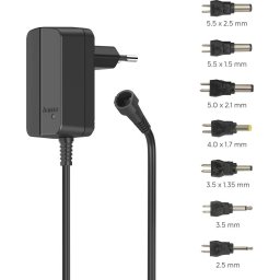 Универсален Адаптер HAMA AC/DC Eco 300 mA, 3.6 W, макс. 12V