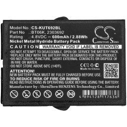 Батерия за дистанционно управление за кран IKUSI CS-KUT692BL NIMH 4,8V 600mAh Cameron Sino