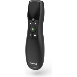 Безжичен Лазерен презентатор Hama Greenlight Pointer, 4в1, лазерен цвят зелен