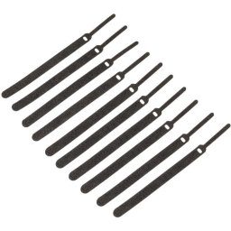 Кабелни връзки Kolink Velcro, 10 бр. 150mm, Черен