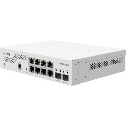 Суич MikroTik CSS610-8G-2S+IN - 8x Gigabit Ethernet ports, 2x SFP, PoE in