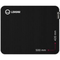 Lorgar Legacer 755, Gaming mouse pad, Ultra-gliding surface, Purple anti-slip rubber base, size: 500mm x 420mm x 3mm, weight 0.4