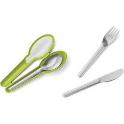 Комплект прибори за път Tefal N1071810, MSEAL&GO CUTLERY SET GREEN TEF