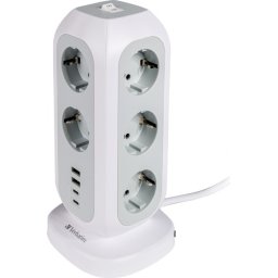 Разклонител Verbatim EUPT-01 EU Power Tower 11 AC