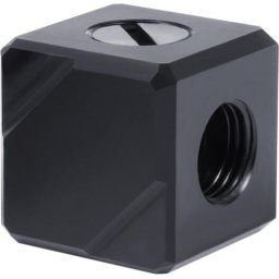 Терминал за свързване Alphacool Eiszapfen, G1/4 IT, 5 посочвен, Черен