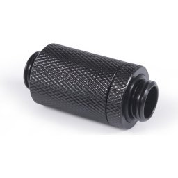D-Plug Alphacool ES, 31.5mm, G1/4 AG auf G1/4 AG, Черен мат