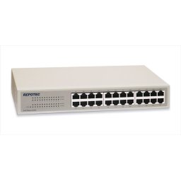 Суич REPOTEC RP-1724DR/L - 100Mbps + RACK KITS