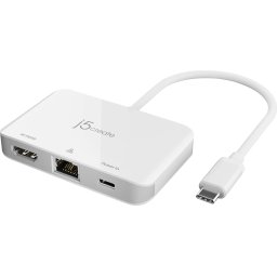 Мрежови адаптер j5create JCA351, Gigabit, 4K HDMI