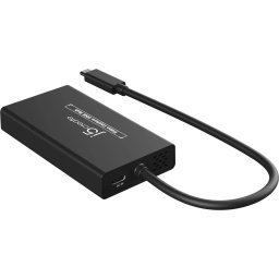 Кепчер j5create JVA01, HDMI - HDMI, USB-C хъб, Черен