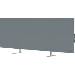 AENO Premium Eco Smart Heater, 700W, Tempered glass, Infrared+convection heating type, GREY