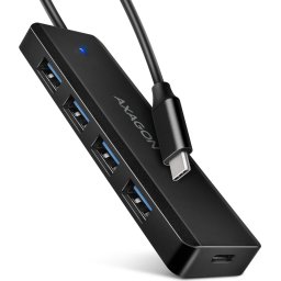 AXAGON HUE-C1C - USB-C Travel hub, 4x USB-A