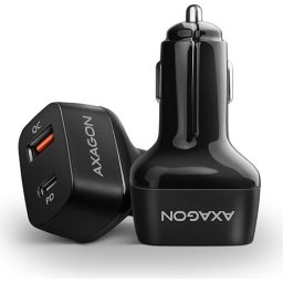 AXAGON PWC-PQ38 - 38W Dual car charger 2x (USB-A + USB-C)