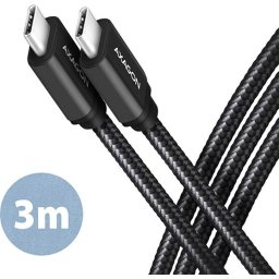 AXAGON Cable USB-C 3m, SuperSpeed