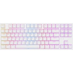 Клавиатура Genesis Gaming Keyboard Thor 404 TKL White RGB Backlight US Layout Yellow Switch
