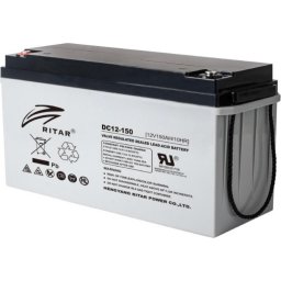 Оловна AGM Deep cycle Батерия за соларни системи RITAR (DC12-150) 12V/150Ah - 483x170x241 mm