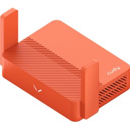Безжичен рутер CUDY Travel TR1200 - AC1200, червен