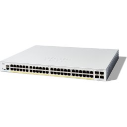 Комутатор Cisco Catalyst 1200 48-port GE, PoE, 4x1G SFP