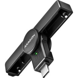 AXAGON CRE-SMPC - USB-C Smart card PocketReader