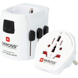 Адаптер SKROSS PRO Light 1.103165, World, Бял