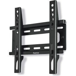 Стенна стойка за TV HAMA, Фиксирана, 19"-46", 25 кг, 3 звезди, Черна