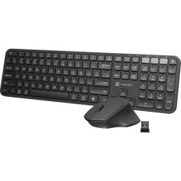 Комплект Natec Set 2 in 1 Keyboard Octopus + Mouse US Layout Wireless Bluetooth + 2.4 GHz USB