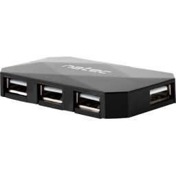USB хъб Natec HUB Locust USB 2.0 4-Port Black