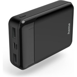 Външна батерия HAMA "Eco Power 10", 10000 mAh, USB-C/А