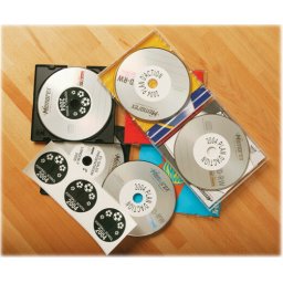 BROTHER P-Touch DK-11207 die-cut CD / DVD label film diameter 58mm 100 labels