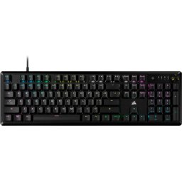 Геймърска механична клавиатура CORSAIR K70 Core RGB, Corsair MLX Red Switch - Black
