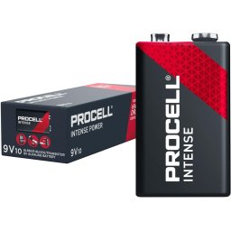 Алкална батерия 6LF22 9V 10pk опаковка INTENSE MX1604 PROCELL /цена за 10бр./