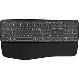 Клавиатура Natec wireless bluetooth keyboard PORIFERA x-scissors, backlit ergonomic us layout