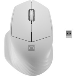 Мишка Natec Mouse Siskin Wireless 1600DPI 2.4GHz + Bluetooth 5.0 Optical White